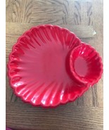 Christmas Red Plastic Serving Dish-Brand New-SHIPS N 24 HOURS - €12,64 EUR