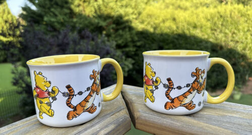 Primary image for New Disney Daisy Chain Winnie the Pooh Piglet Eeyore Tigger Ceramic Coffee Mugs