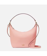 New Kate Spade Leila Hobo Shoulder Bag Pebble Leather Tea Rose - $130.11