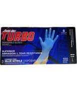 Ambi-Dex Turbo Disposable 5 mil Nitrile Gloves Large Powder Free Tear Re... - £11.87 GBP