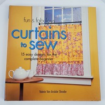 Curtains To Sew Fun &amp; Fabulous 15 Easy Designs Beginner Instruction Book - £8.96 GBP