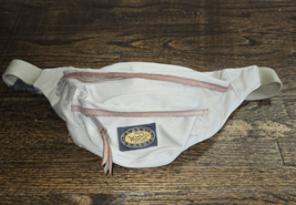 Woolrich Tan Fanny Pack Belt Bag Logo Front Nylon 100% Cotton Adjustable... - $34.99