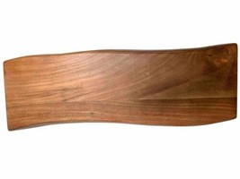 Butcher Block Cutting Board Extra Large Wood 27 X 8X 2” Thick Curvy Wavy... - $98.01