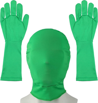 Chromakey Green Screen Gloves Hood Chroma Key Green Glove Hood Invisible... - $19.56