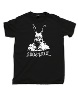 Donnie Darko T Shirt, Frank Bunny Rabbit Suit Time Travel Men&#39;s Cotton T... - £11.18 GBP