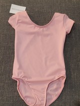 Weissman Pale Pink Leotard Bodysuit Nylon Short New Girl Child Size - $7.97