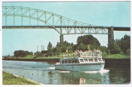 Postcard The Chief Shingwauk Canadian Locks International Bridge - £2.32 GBP