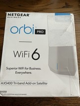 NETGEAR Orbi Pro AX5400 Tri-Band Add-On Satellite - $127.71