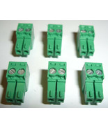 6 pcs  2 pin-3.5mm Screw Pluggable Quick Connector-Terminal Block- Phoen... - $240.46 MXN