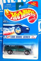 Hot Wheels 1995 Model Series 7/12 #348 Dodge RAM 1500 Green w/ 5SPs - £5.59 GBP