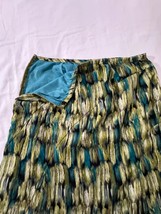 Requirements Women's Green Side Zip Pull-On Skirt Size Large Measured Waist 33" image 8