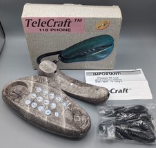 Telecraft 118 Phone Landline Telephone New NOS Vintage 90s 1990s Y2k Wal... - $29.02