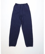 Vtg 90s Streetwear Mens Small Faded Blank Cuffed Sweatpants Joggers Pant... - $61.57 CAD