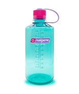 Nalgene Sustain 32oz Narrow Mouth Bottle (Surfer) Blue Recycled Reusable - $22.47 CAD