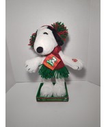 Christmas Dancing Snoopy w Scarf Musical Animated Plush Dan Dee Peanuts ... - $637.74 MXN