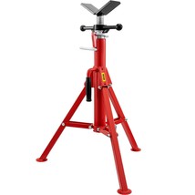 VEVOR V Head Pipe Stand 1/8&quot;-12&quot; Capacity, Adjustable Height 24&quot;-42&quot;, Pi... - $96.89