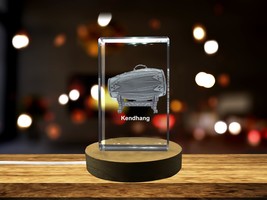 LED Base included | Kendhang 3D Engraved Crystal 3D Engraved Crystal Keepsake - £31.96 GBP+