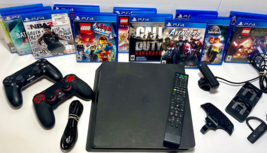 Sony PS4 Console, Controllers, Accessories &amp; a Dozen Games! - £195.03 GBP