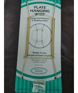 NEW!!! Bards  Plate Hanger, for plates 10&quot;-14&quot;  Brass plated. Display pl... - $14.73