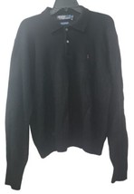 Polo by Ralph Lauren Womans Size Large Wool Sweater Black * Minor Defect - $26.30