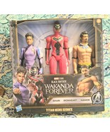Black Panther Wakanda Forever Action Figure 3 Pack: Shuri, Ironheart &amp; N... - $370.19 MXN