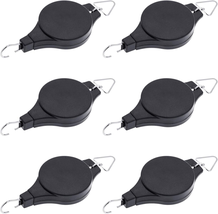 6 Pack Plant Pulley Retractable Hanger, Easy Reach Plant Pulley Adjustable Heigh - £14.91 GBP