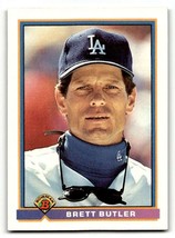 1991 Bowman #597 Brett Butler    Los Angeles Dodgers Baseball Cards EX/ ID:59534 - £1.34 GBP