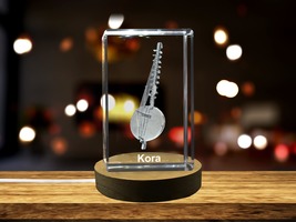 LED Base included | Kora 3D Engraved Crystal 3D Engraved Crystal Keepsake/Decor - £31.59 GBP+