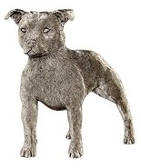 Grillie Pit Bull-P Antiqued Pewter Finish Grille Ornament - $86.73 CAD