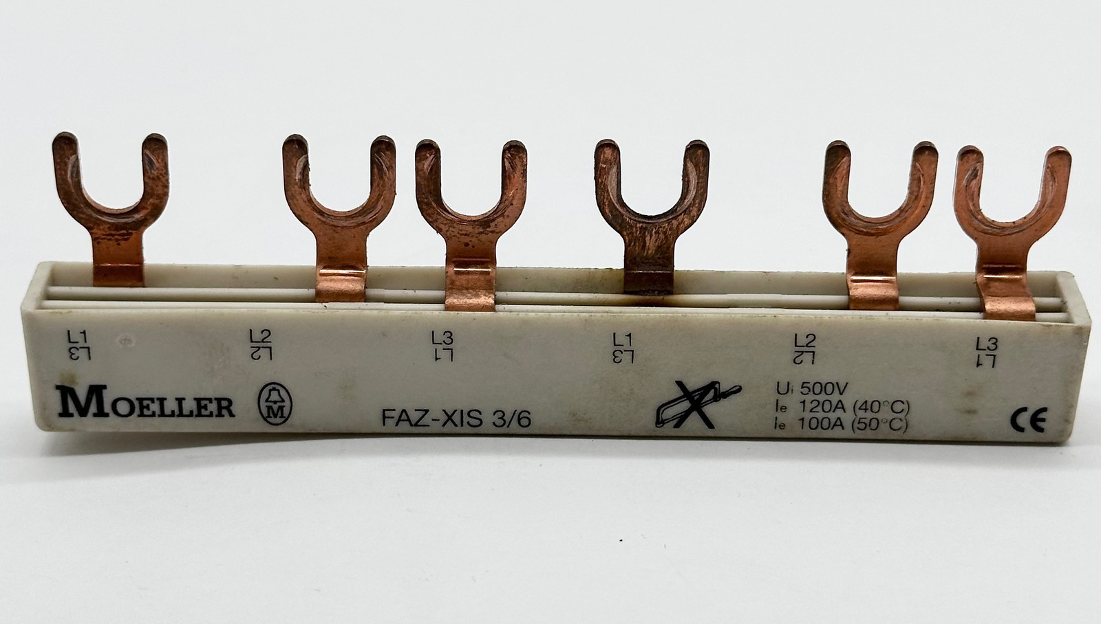  Moeller FAZ-XIS 3/6 3-Phase Bus Bar Connector  - $10.25