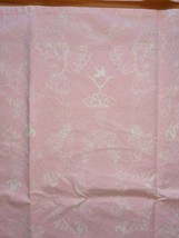 Pottery Barn Kids Elizabeth Pink Fairy Princess Toile Pair Pillowcases Standard - £15.78 GBP