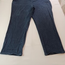 Just My Size Pull On Women's Elastic Waist Denim Blue Jeans 5X Tall (50×30.5) image 7