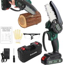 Small chainsaw/hand held chainsaw/woodwise mini, 4 Inch + 1 Battery - £28.30 GBP