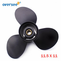 11.5 x11 Alum.RH Outboard Propeller 3 Blade For Tohatsu Nissan 50-70HP 353-64103 - £118.70 GBP
