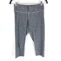 PINK Victorias Secret Leggings Cropped Ultimate Yoga Pull On Heathered Gray M - £10.05 GBP