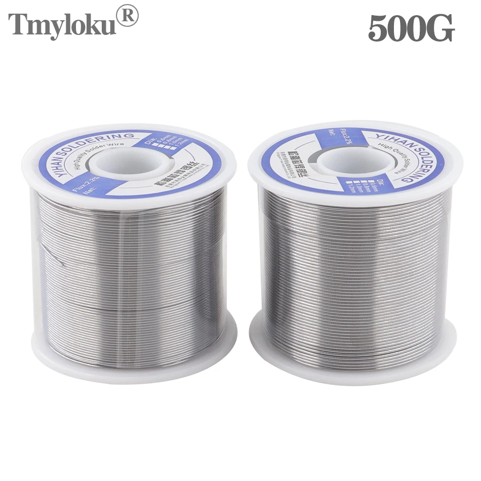 0.8mm 1.0mm 500g Soldering Tin Wire Tin Melt Rosin Core Solder Soldering Wire Ro - £66.34 GBP