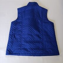 Christopher Banks RN#54867 Women's Blue Full Zip Sleeveless Vest Size Large image 2
