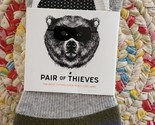 Three (3) Pair ~ Pair of Thieves ~ Striped Cushion No Show Men&#39;s Socks S... - $22.44