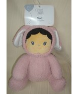 Carried away by Stepping Stones soft Plush Toy Bunny w Girl Doll Face 10... - $258.74 MXN
