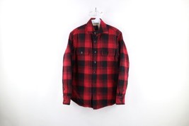 J Crew Mens XS Deep Pile Fleece Lined Flannel Button Shirt Jacket Jac Shirt - £47.33 GBP