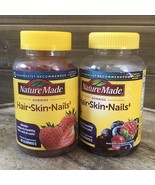 (2) Nature Made Gummies Hair/Skin/Nails - EXP 4/26+ - $464.86 MXN
