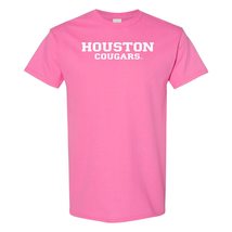 AS01 - Houston Cougars Basic Block T Shirt - Small - White - £18.79 GBP