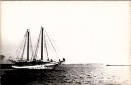 Portland Maine Ship in Harbor as Seen in 1939 c1950 Postcard Y17 - £6.20 GBP
