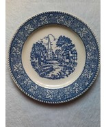 Homer Laughlin 7 1/4&quot; Shakespeare Country Stratwood Collection Plate Blu... - £7.21 GBP