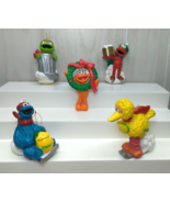 Sesame Street Christmas Tree Ornaments Cooke Monster Elmo Zoe Big Bird O... - £19.71 GBP