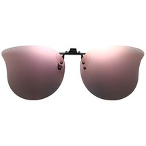 Polarized Cat Eye Clip On Sunglasses Over Prescription Glasses For Women Uv Prot - £23.72 GBP