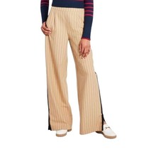 La Lagine Tan black Side Stripe High Rise Wide Leg Lagenlook Trouser Pan... - £22.09 GBP