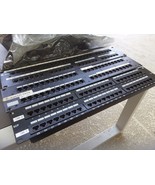 (3) AT&amp;T AMP PATCH PANEL 48 PORT 1100CAT5 PS MODULAR JACK PANEL 557862-1... - $1,862.86 MXN