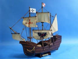 Wooden Santa Maria Limited Tall Model Ship 14&quot; - £65.71 GBP