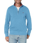 Brooks Brothers Mens Light Blue Cotton 1/2 Half Zip Sweater, L Large BB-... - $169.25 CAD